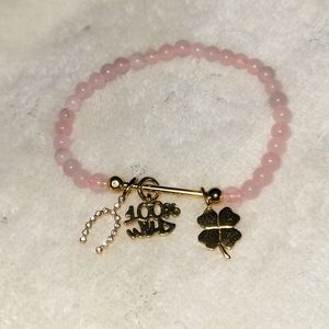 BAUBLEBAR Rose Pearl Charm Bracelet